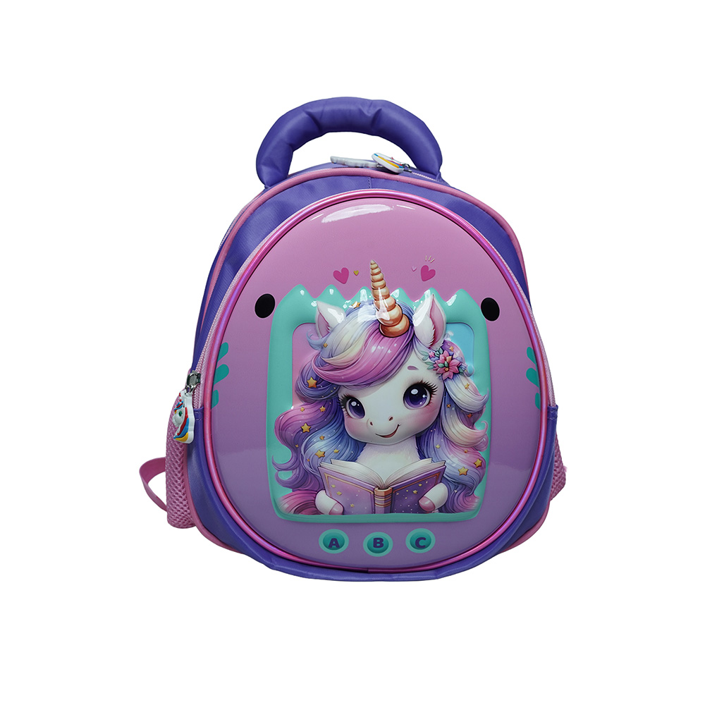 3D Embossed Unicorn Backpack Kids-SB883