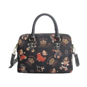Crown Bear Satchel Bag
