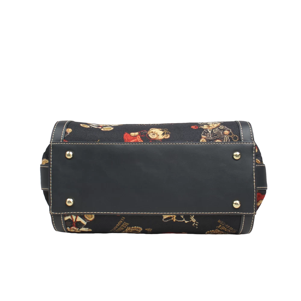 Crown Bear Satchel Bag - H-041