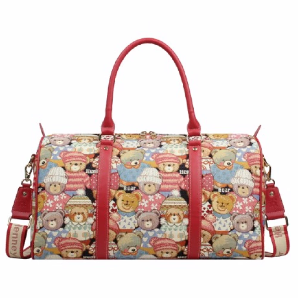 Cute Bear travel bag with Shoulder Strap - H-164