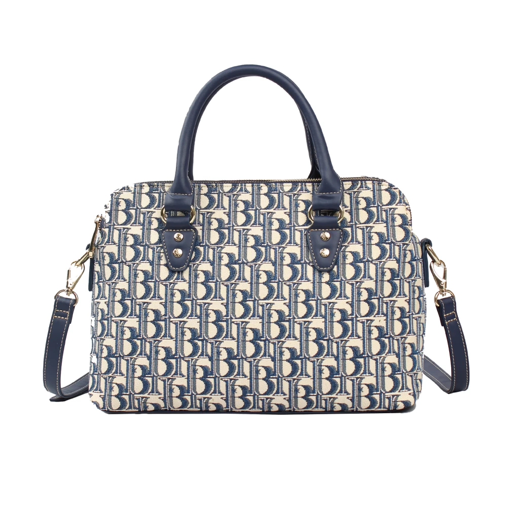HB Blue Satchel Bag