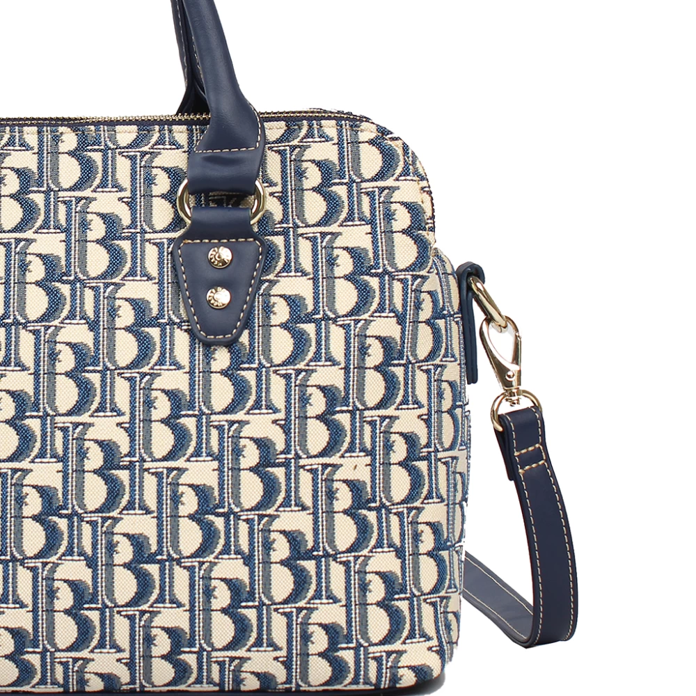 HB Blue Satchel Bag