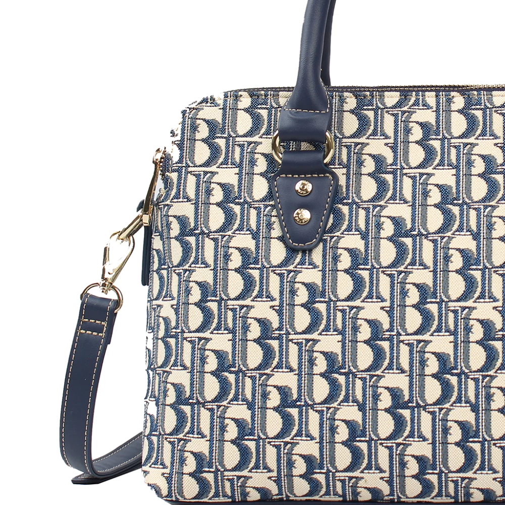 HB Blue Satchel Bag