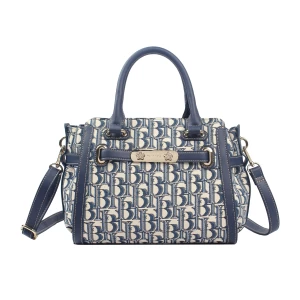 HB Blue Satchel Bag - H-041
