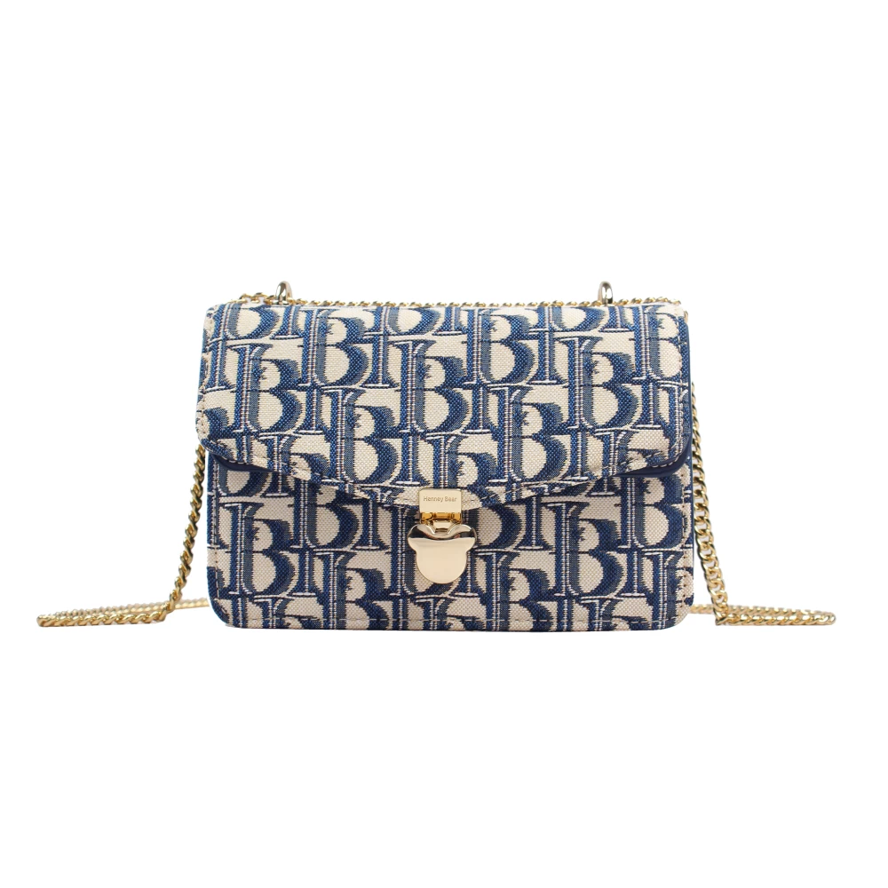 Henney Bear HB Blue cross body bag - H-362