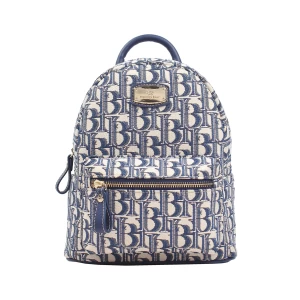 Henney Bear – “HB Blue” Tapestry Backpack - H-094