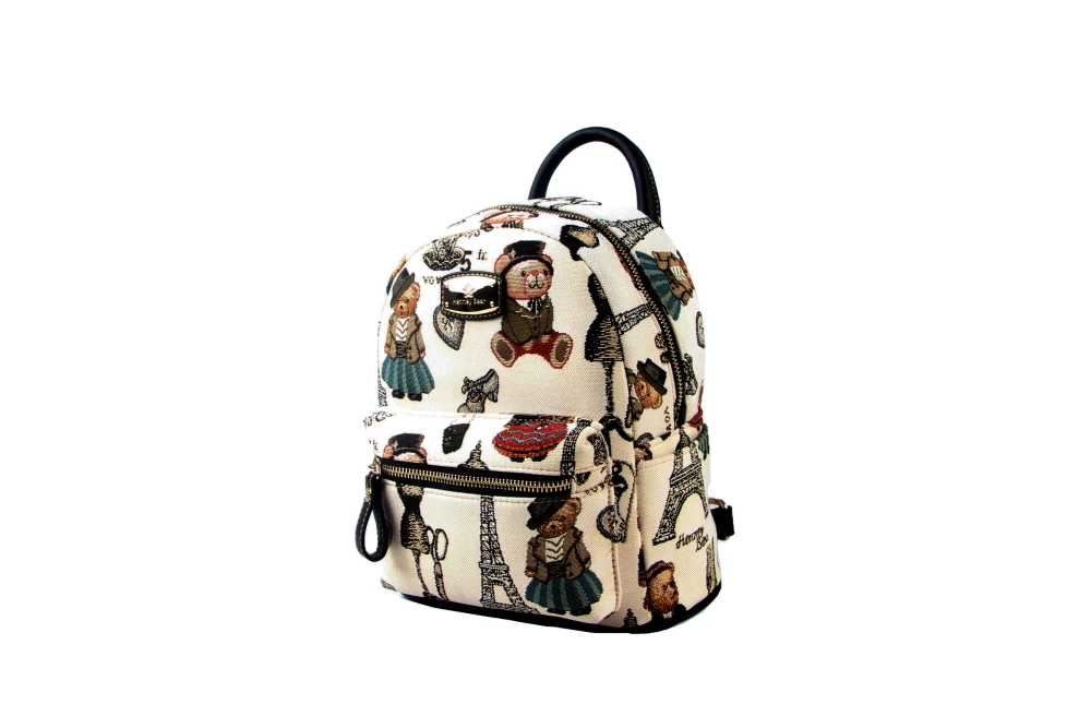 Henney Bear “Henney Password” Tapestry Backpack - h-094