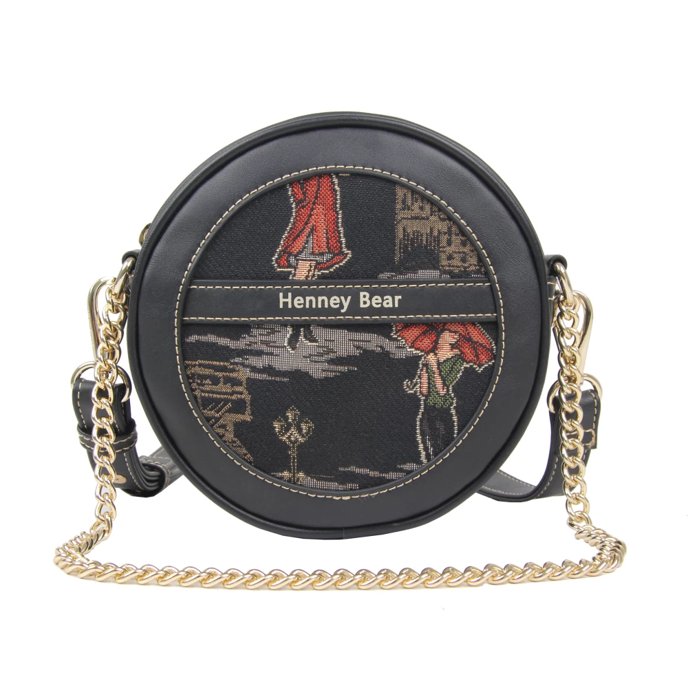 Henney Bear Red Squirrel & Rabbit Round Bag/crossbody Bag (Multicolor)