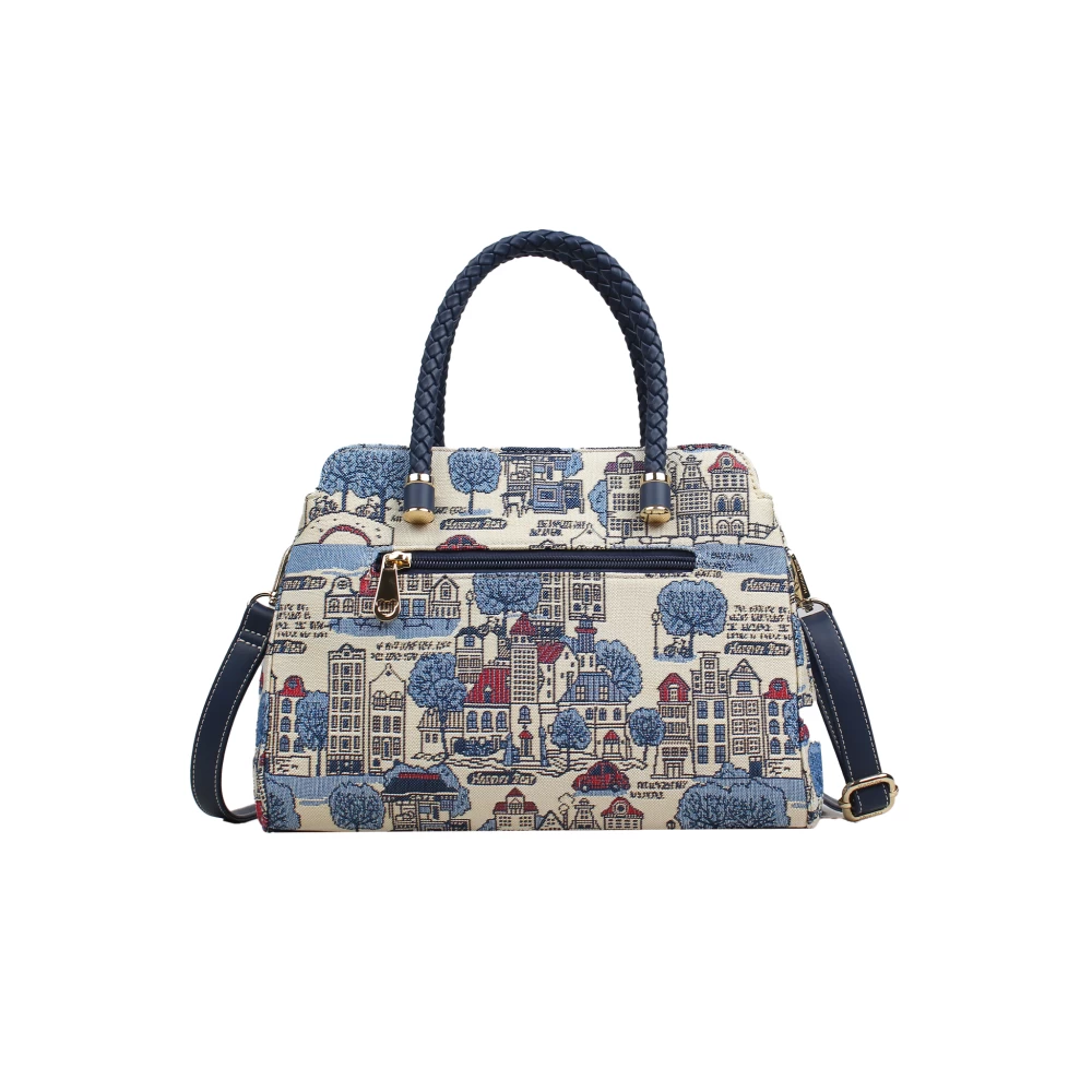 Henney Bear Top Handle Bag- H-336