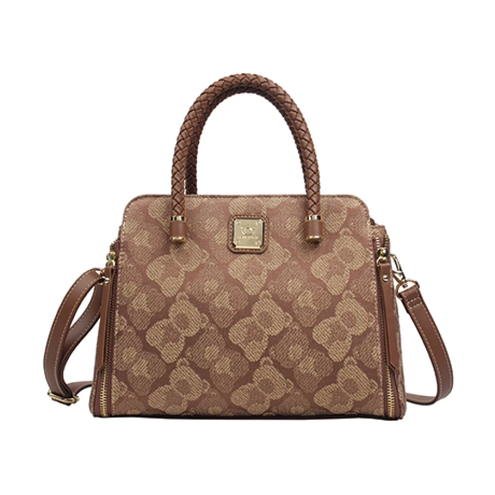 Henney Bear Top Handle Bag- H-336