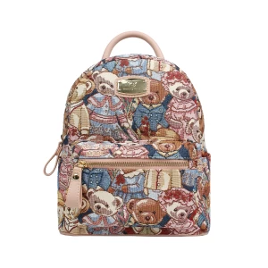 Henney Bear “Vincent Bear” Tapestry  Backpack - h-094