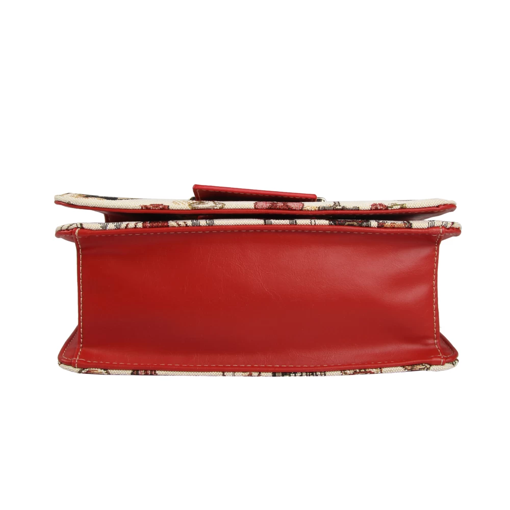 Henney Stripe Bear Shoulder Bag-H-277