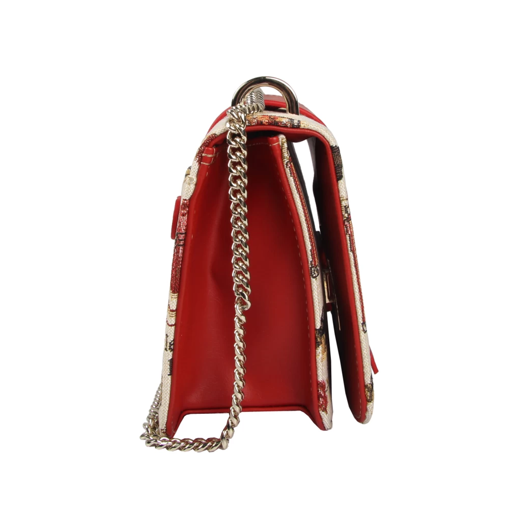 Henney Stripe Bear Shoulder Bag-H-277