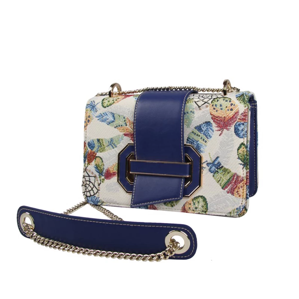 Henney Stripe Bear Shoulder Bag-H-277