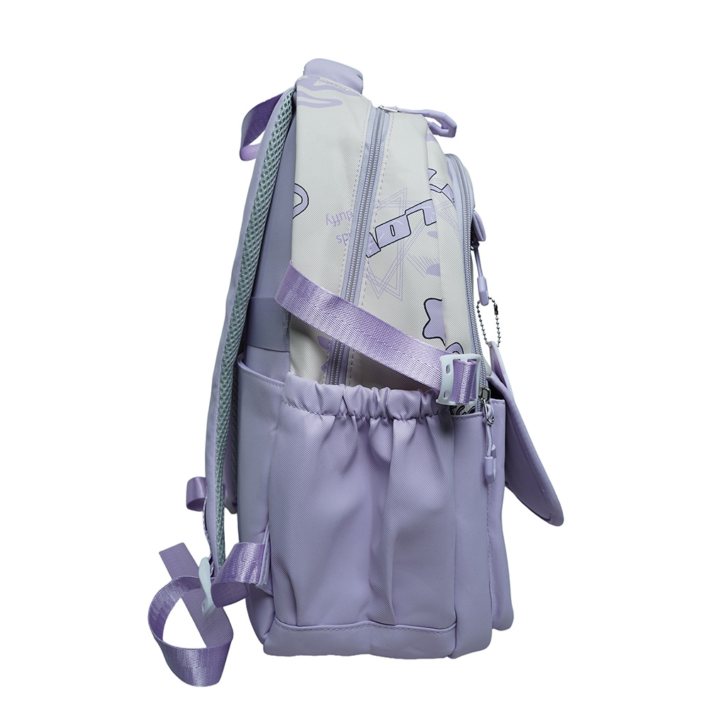 Kids Multi-Compartment School Backpack-SB23168-Purple