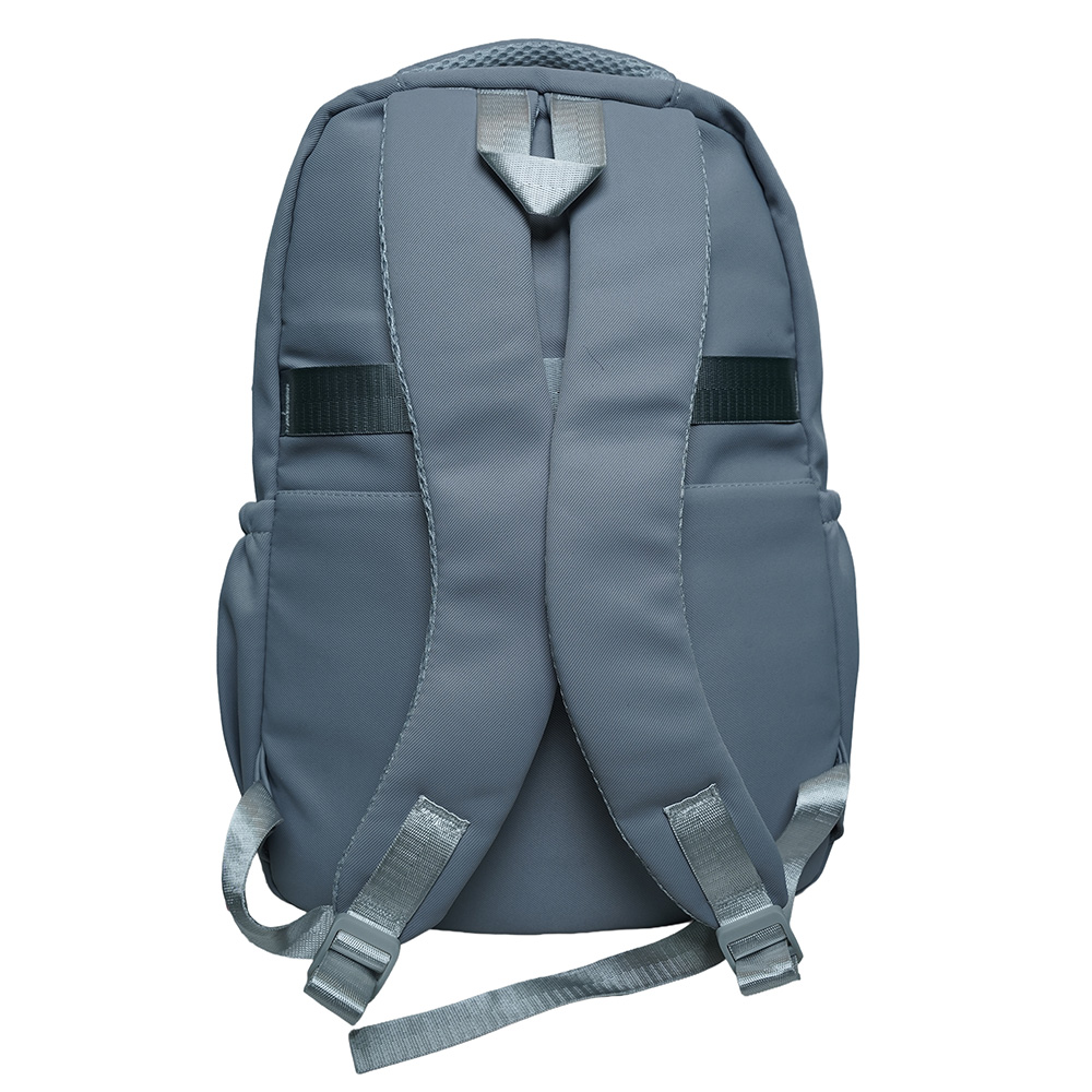 Kids Utility School Backpack with Transparent Pocket-SB23165-Ash