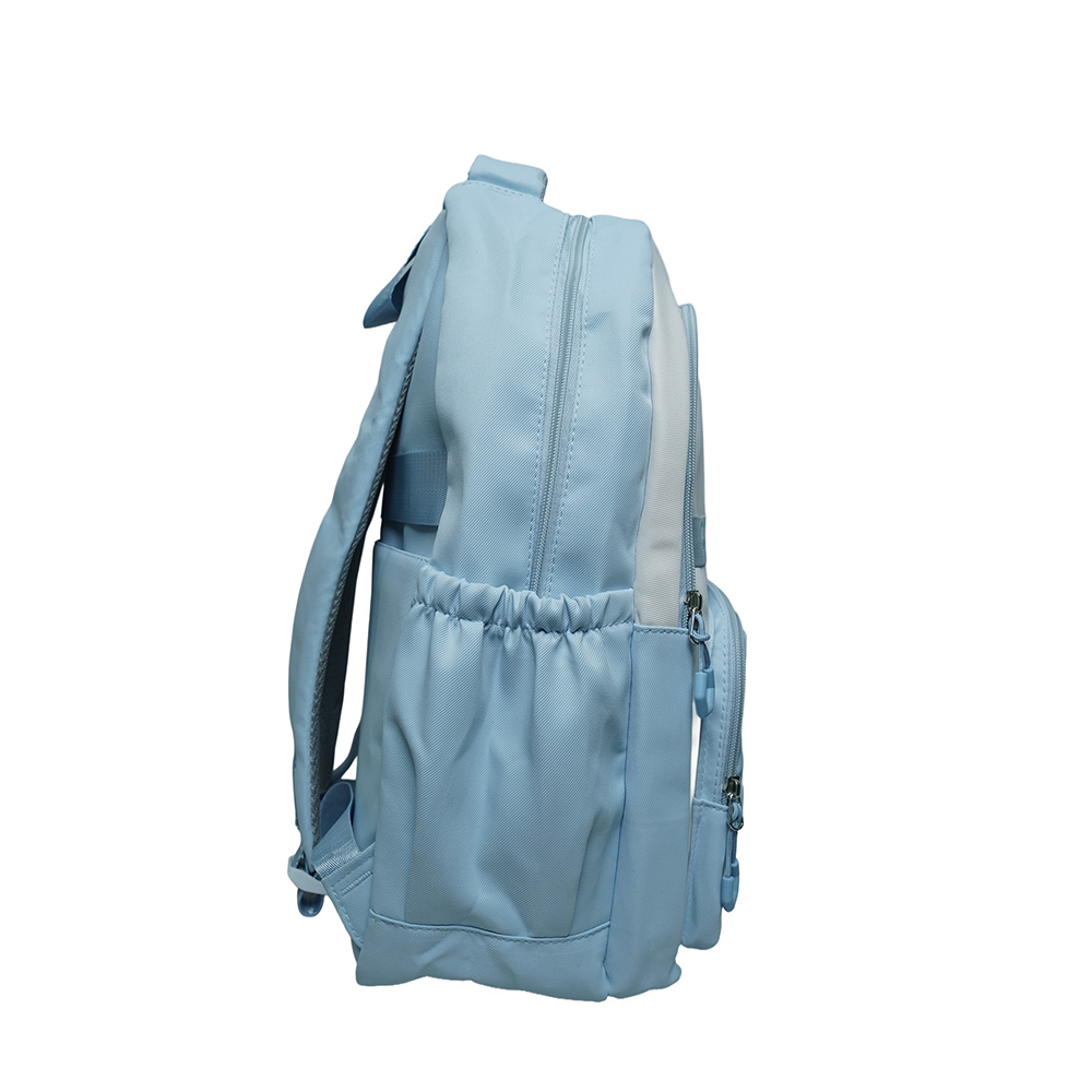 Kids Utility School Backpack with Transparent Pocket-SB23165-Blue