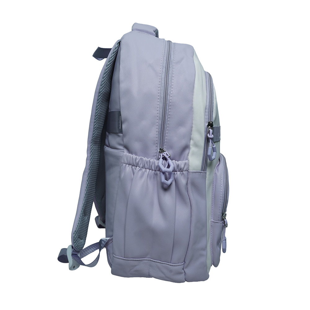 Kids Utility School Backpack with Transparent Pocket-SB23165-Purple