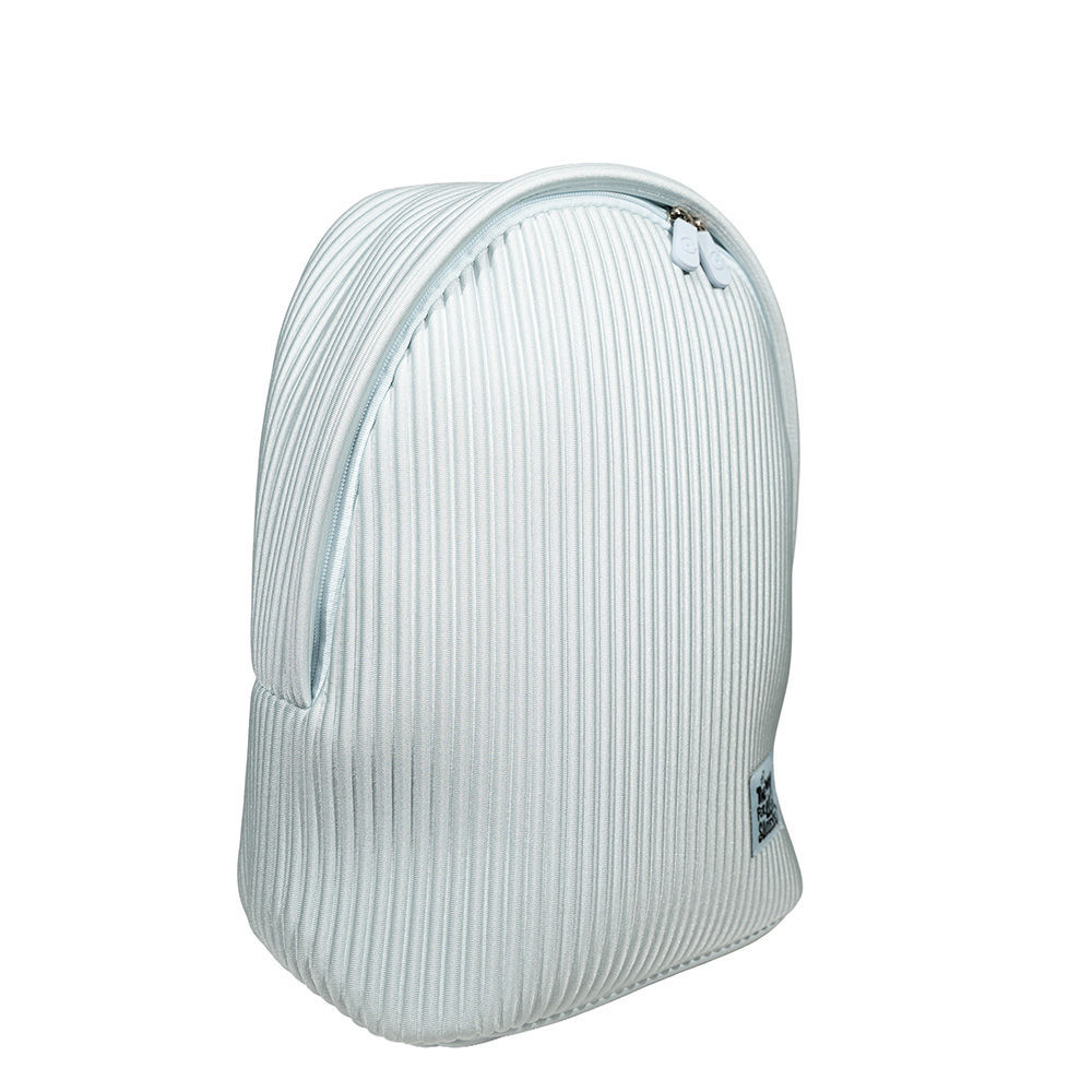 Minimalist Structured Backpack-Light Blue