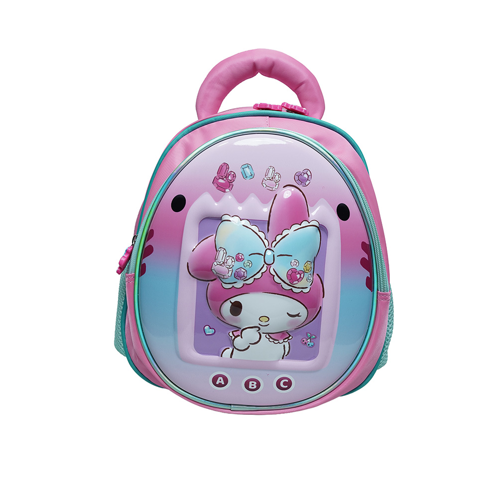 Sanrio My Melody 3D Embossed Gem Bow Kids Backpack-SB883-Pink