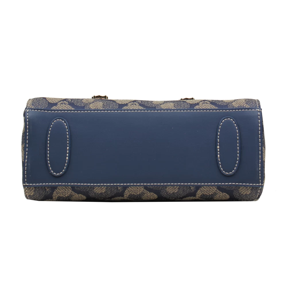 Shadow Bear Blue Satchel Bag - H-260